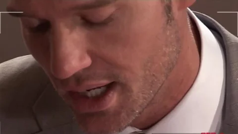 menatplay: Steven Daigle In A Light Grey Suit